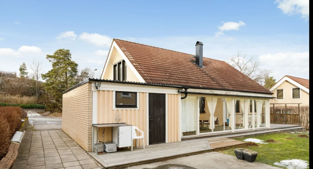 10. Nybyggnation attefallshus losvirke Mariefred Sormland